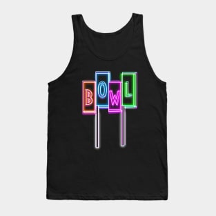 Neon Bowling Sign Tank Top